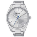 Citizen Men's Stainless Steel Bracelet Watch W/ Silver Tone Sunray Dial from Pedre